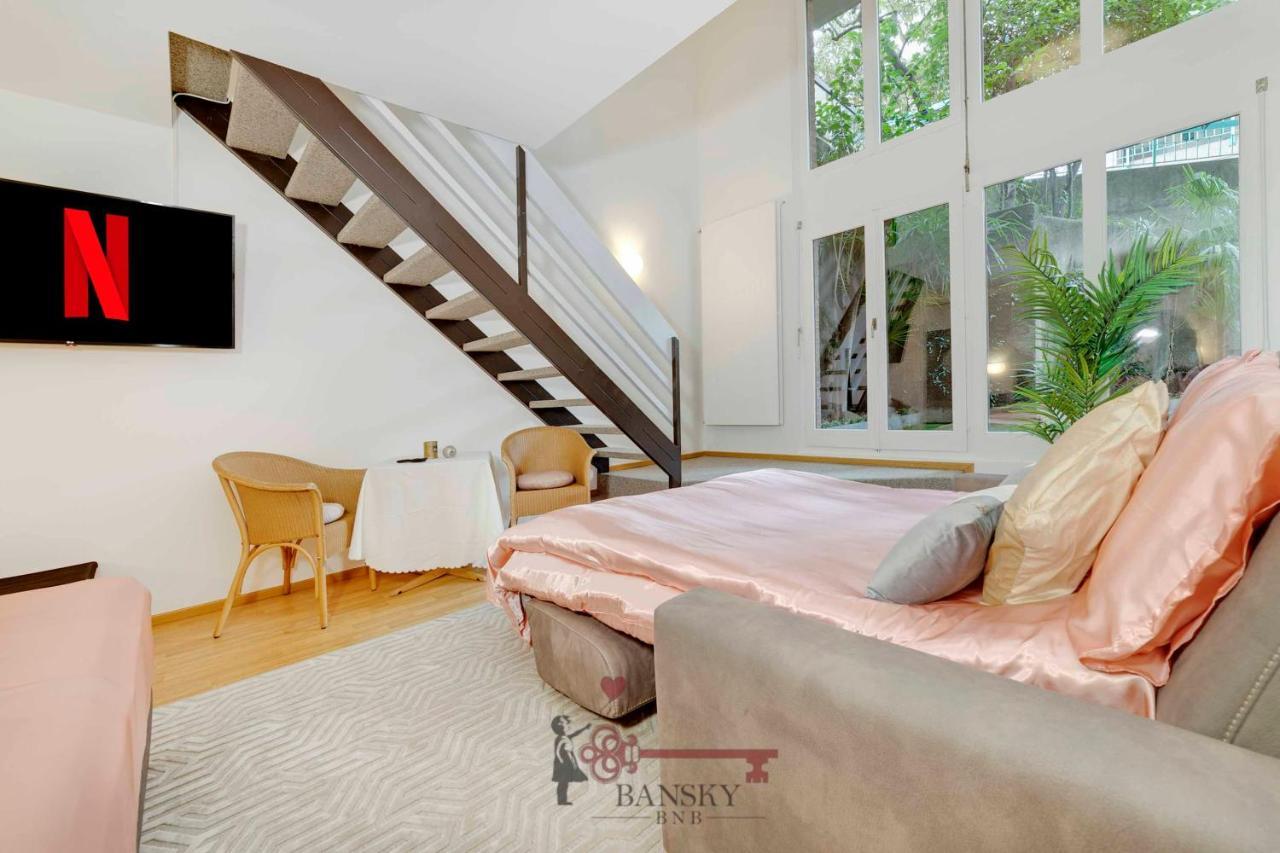 Duplex Loft In Lugano Center With Garden, Wi-Fi -By Easylife Swiss Apartman Kültér fotó